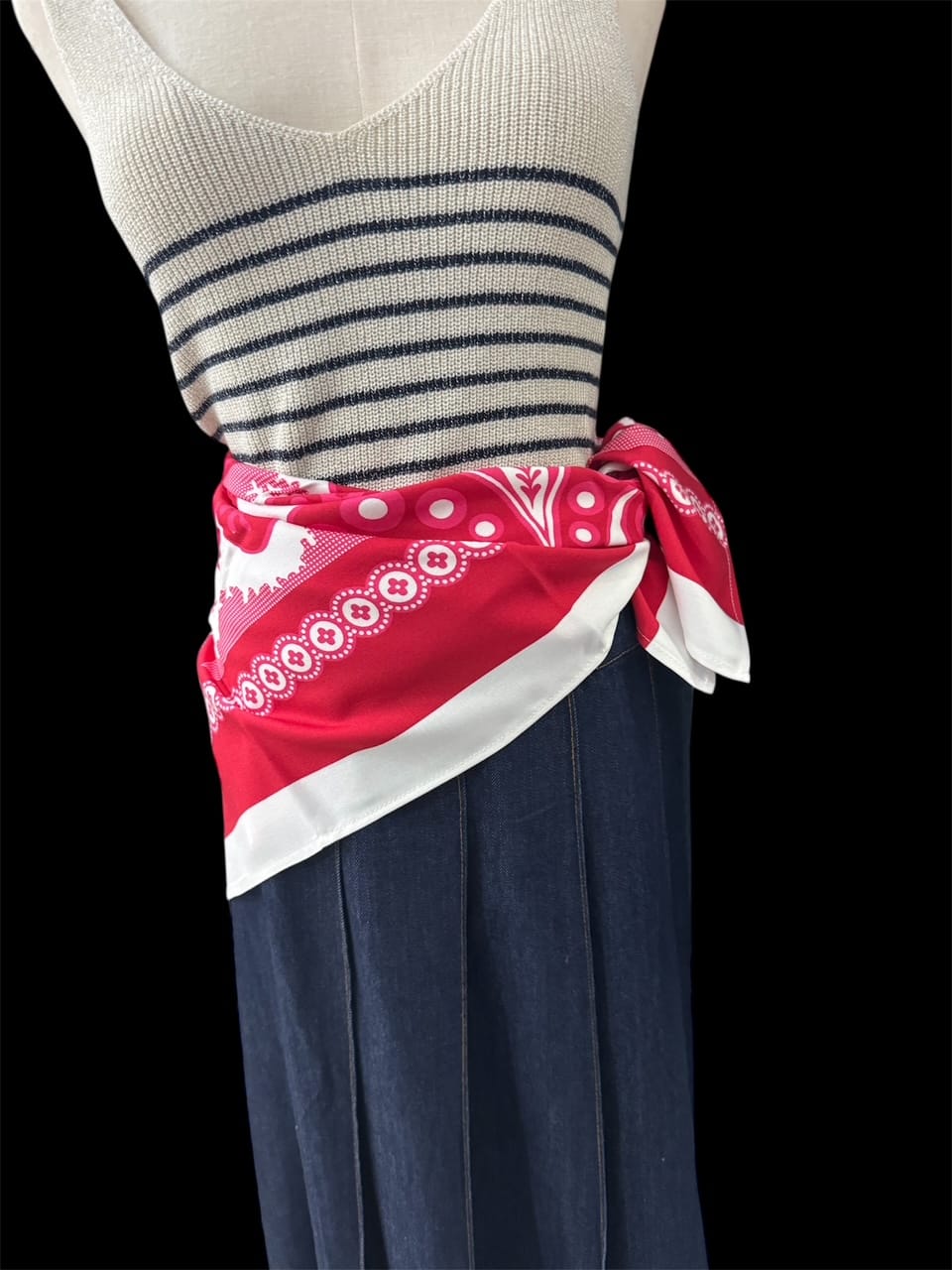 Pañuelo de cuello Sandía rojo