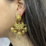 Pendientes de tembladeras de almendra