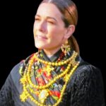 Pendientes de tembladeras de almendra