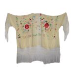 Chaqueta de seda bordada al estilo Mantón de Manila. Ref. 03