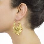 Pendientes de brasero o media luna. Referencia nº 2