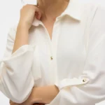 Vestido Camisero Crudo