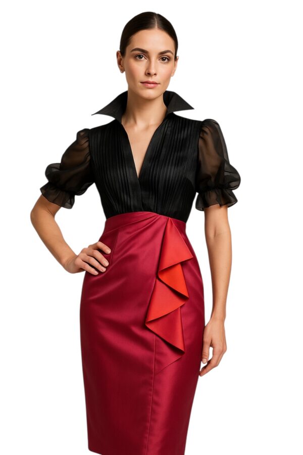 Camisa de Organza Jaretas
