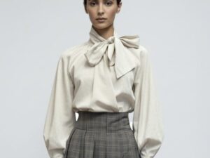 BLUSA LAZO SATEN ALGODÓN SANCHA TRADICION POPULAR MODAMUJER