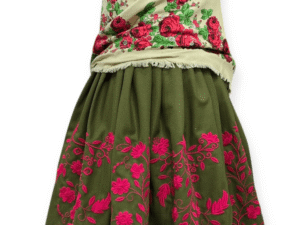 Refajo del Ramo tradicional bordado artesanal en lana